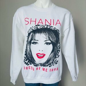 Shania Twain Queen Of Me Concert Tour 2023 Crewneck Graphic Sweatshirt Women’s M